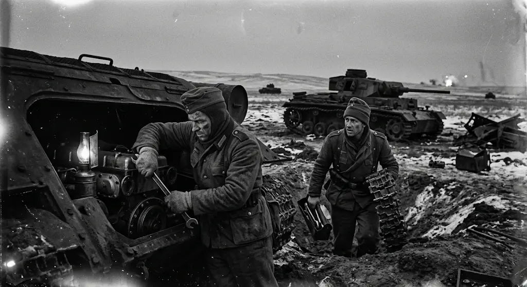Los fantasmas de la grasa y el hielo: Los mecánicos de la Wehrmacht